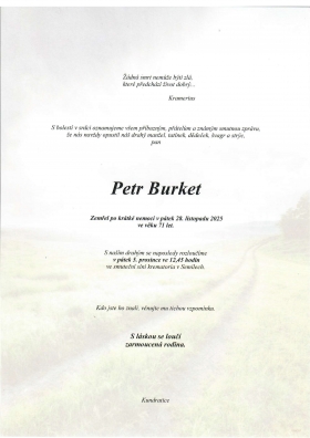 parte p. burket
